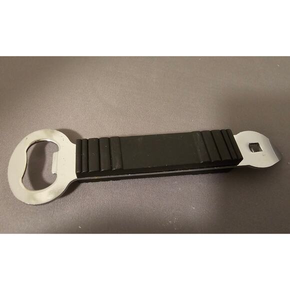 Salute Beer Bottle and Can Pierce Opener - 6" (inches) long w/Black Handle - Picture 5 of 7
